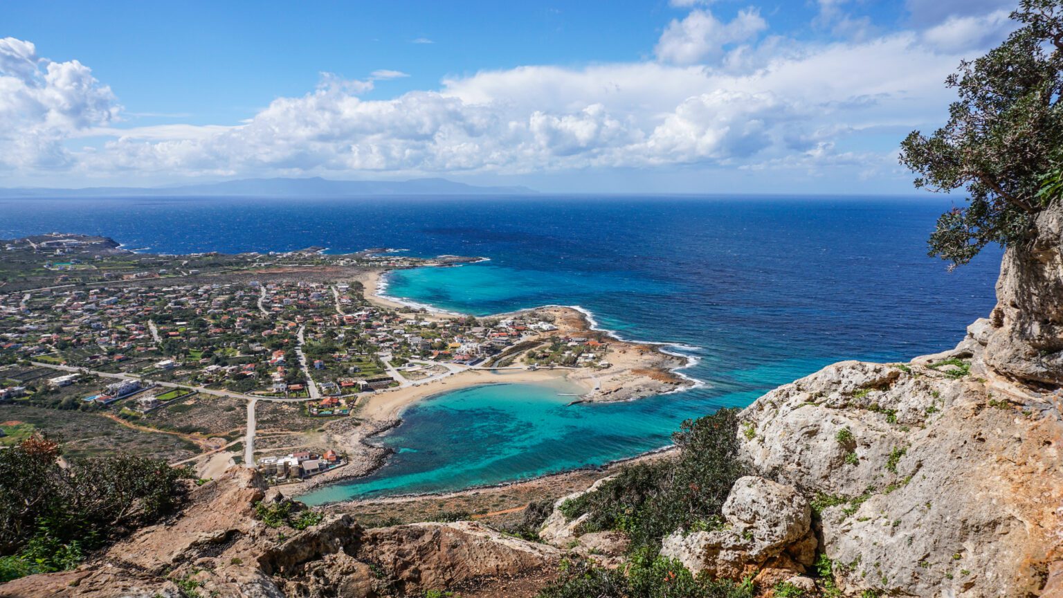 Stavros panorama- Agia Triada Muzeum- wycieczka Akrotiri